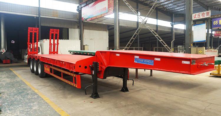 Used 50 Ton Excavator Low Loader Trailer for Sale in Ghana Accra