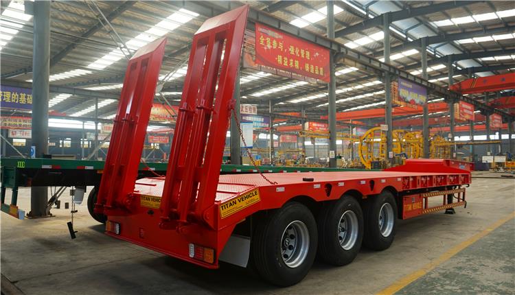 Used 50 Ton Excavator Low Loader Trailer for Sale in Ghana Accra