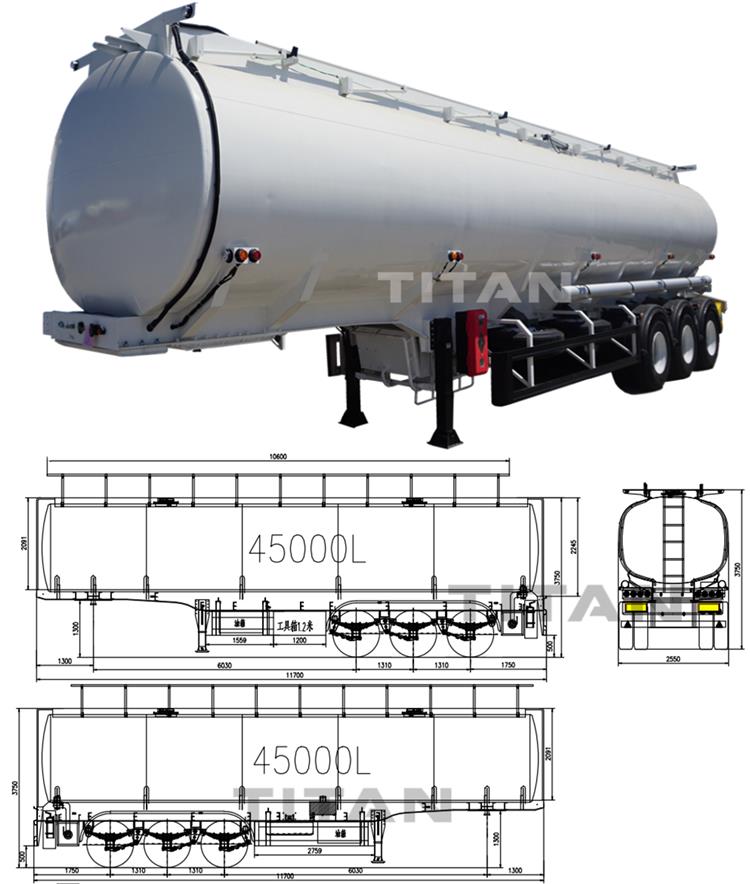 Oil Tanker Semi Trailer | Palm Oil Tanker Trailer for Sale in Ghana Accra