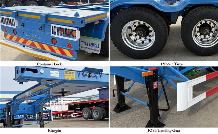 20/40ft Shipping Container Trailers for Sale In Ghana Accra