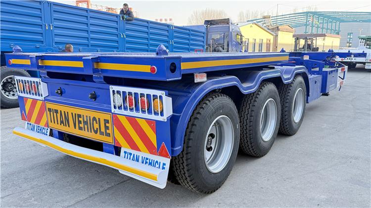 Tri Axle 40ft Container Skeleton Semi Trailer for Sale In Ghana - Intermodal Skeletal Trailers