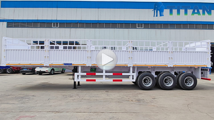 Stake Fence Cargo Semi Trailer for Sale in Ghana Accra