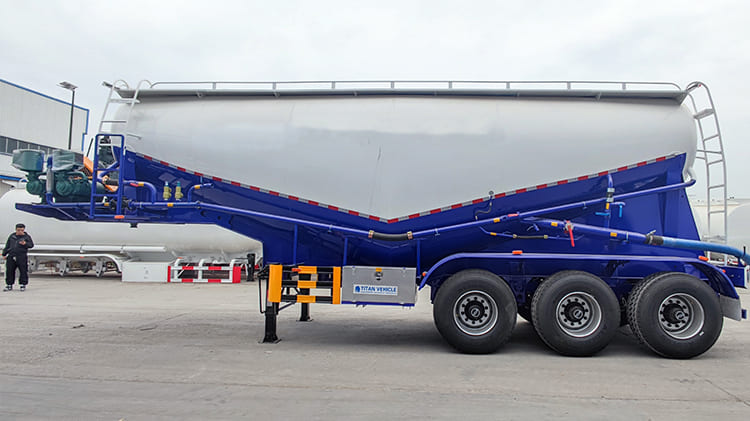 Cement Tanker Truck Trailer Price for Sale in Ghana Tema
