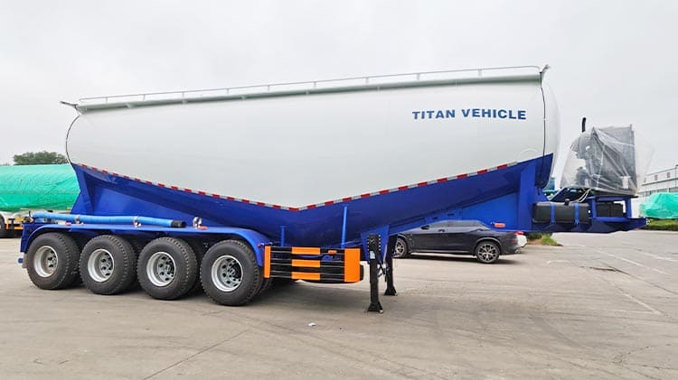 4 Axle Bulk Cement Tankers for Sale in Ghana Accra