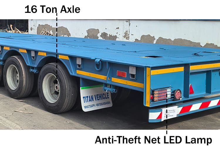 Folding Gooseneck Lowboy Trailer for Sale in Ghana