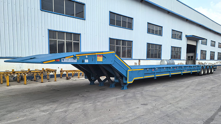 Folding Gooseneck Lowboy Trailer for Sale in Ghana