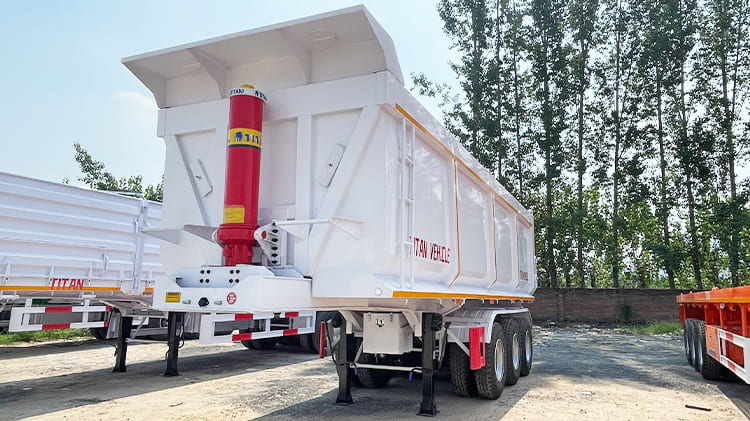 Hydraulic Dump Trailer for Sale in Ghana