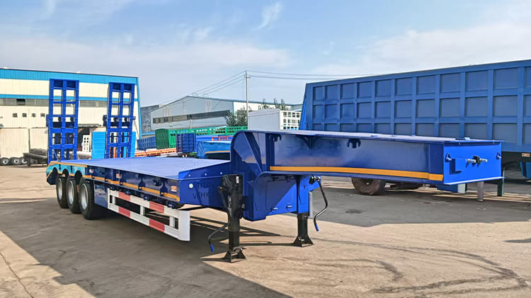 3 Axle Low Bed Trailer Price for Sale in Ghana