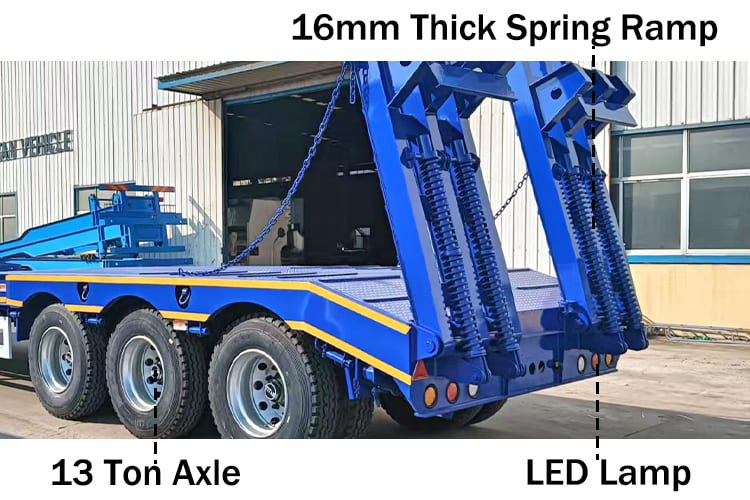 3 Axle Low Bed Trailer Price for Sale in Ghana
