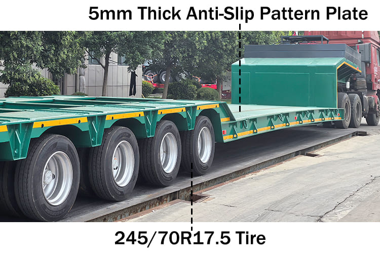 Hydraulic Multi Axle Low Bed Trailer for Sale in Ghana