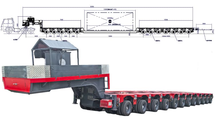 Hydraulic Multi Axle Modular Trailers for Sale in Ghana