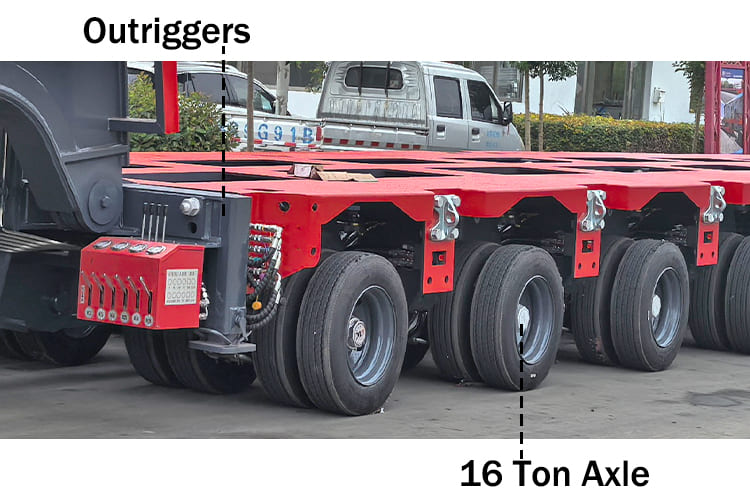 Hydraulic Multi Axle Modular Trailers for Sale in Ghana