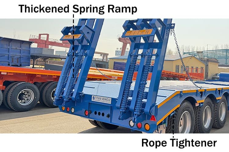 Tri Axle Low Bed Truck for Sale in Ghana