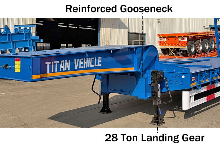 Tri Axle Low Bed Truck for Sale in Ghana