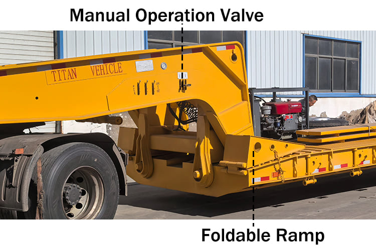 4 Axle 100 Ton Lowboy Trailer for Sale in Ghana Accra