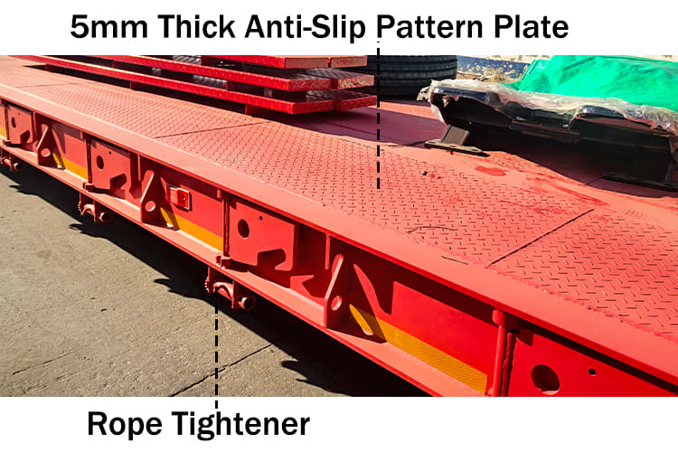 100 Ton RGN Removable Gooseneck Trailer for Sale in Ghana