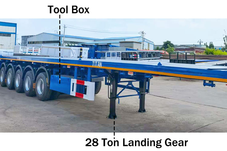 Heavy Duty Flatbed Trailer Cost for Sale in Ghana Accra