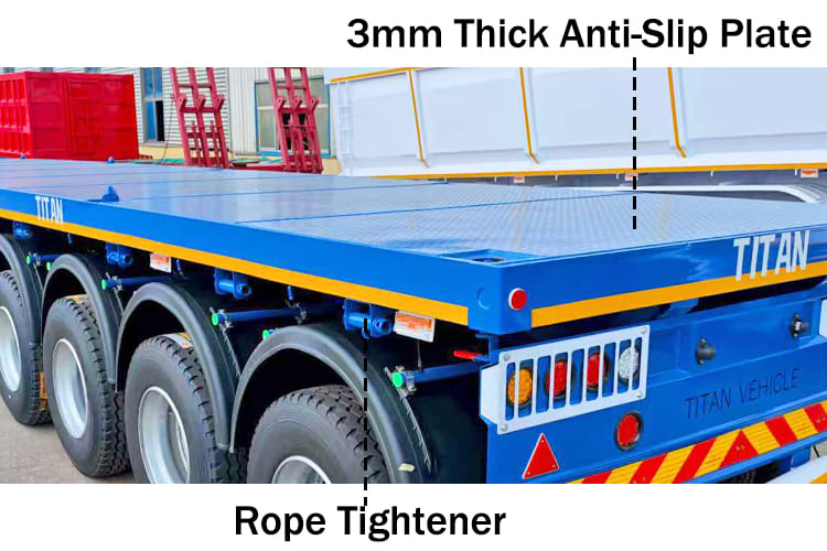 Heavy Duty Flatbed Trailer Cost for Sale in Ghana Accra