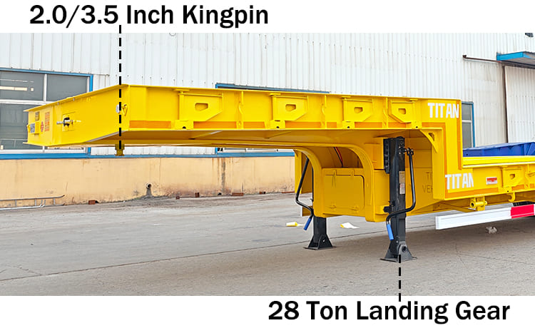 40Ft Low Bed Trailer Price for Sale in Ghana