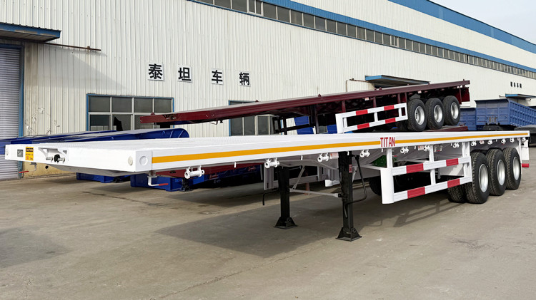 3 Axle Flatbed Semi Trailer for Sale Manufacturers in Ghana