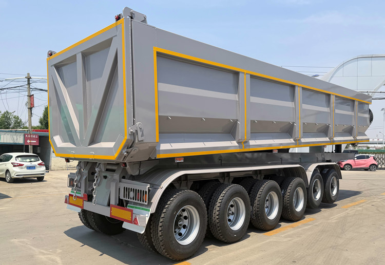 6 Axle End Semi Dump Trailer Prices in Ghana