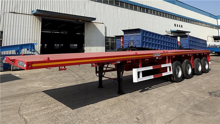 4 Axle Flatbed Container Trailer for Sale In Ghana