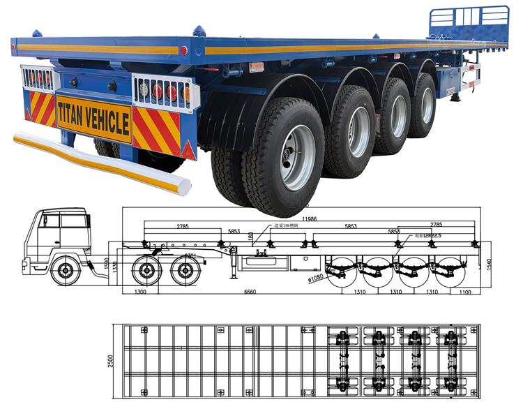 48 Ft Flatbed Trailer For Sale In Ghana