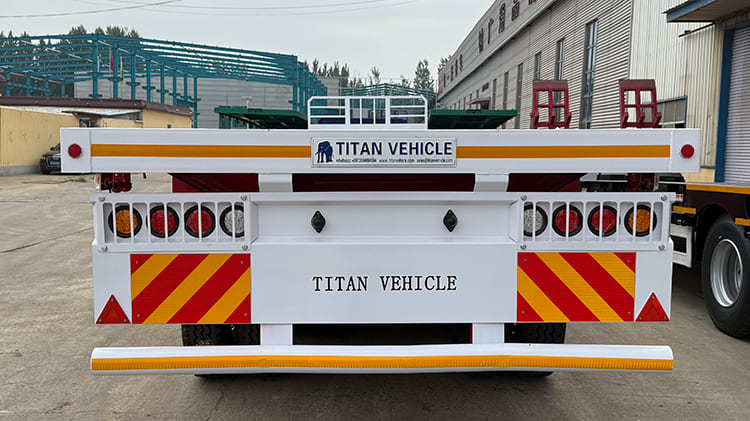 TITAN 4 Axle 80 Ton Flat Deck Trailer for Sale in Ghana