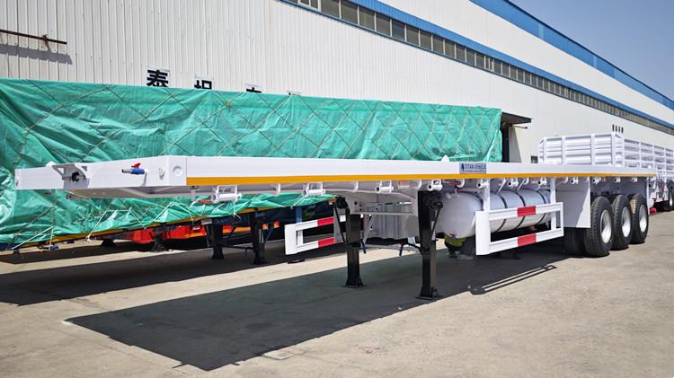 Tri Axle Semi Flatbed Trailer Price in Ghana