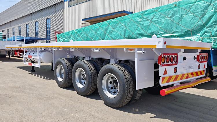 Tri Axle Semi Flatbed Trailer Price in Ghana