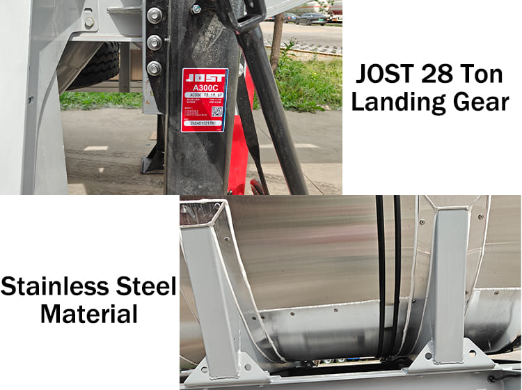 3 Axle Stainless Steel Tanker Trailers for Sale in Ghana
