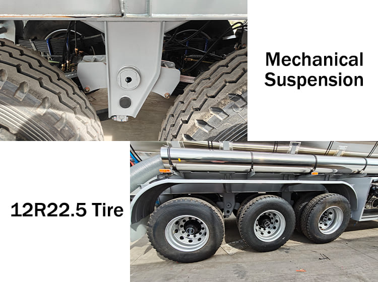 3 Axle Stainless Steel Tanker Trailers for Sale in Ghana