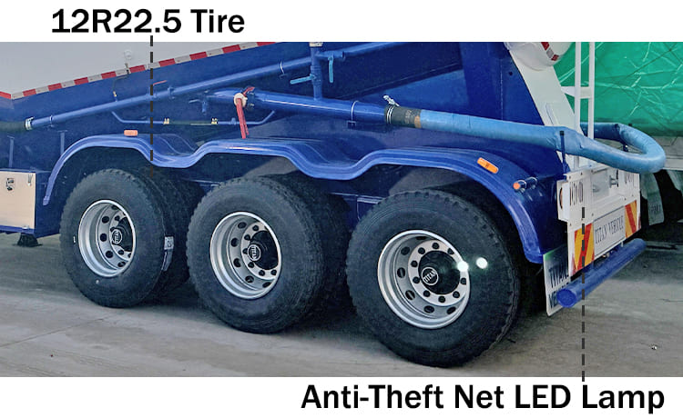 3 Axle Cement Tanker Trailer Price for Sale in Ghana
