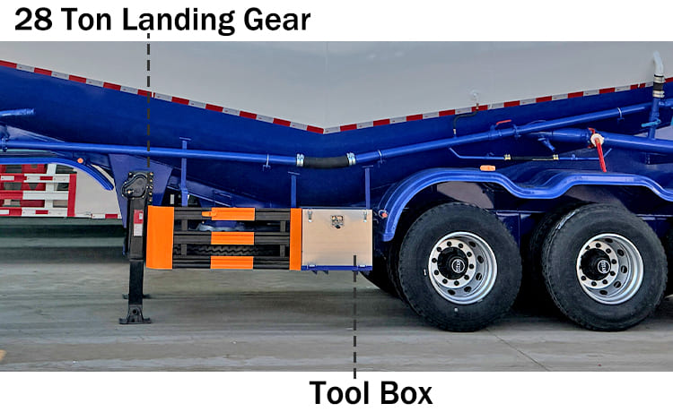 3 Axle Cement Tanker Trailer Price for Sale in Ghana