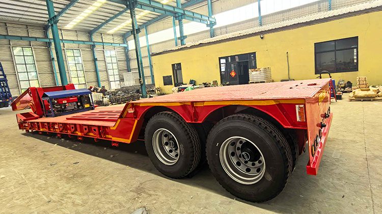 2 Axle Lowboy Semi Trailer for Sale in Ghana