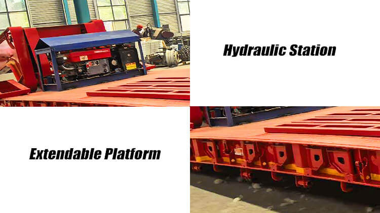2 Axle Lowboy Semi Trailer for Sale in Ghana