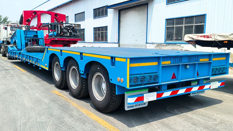 3 Axle Detachable Gooseneck Lowboy Trailer for Sale in Ghana