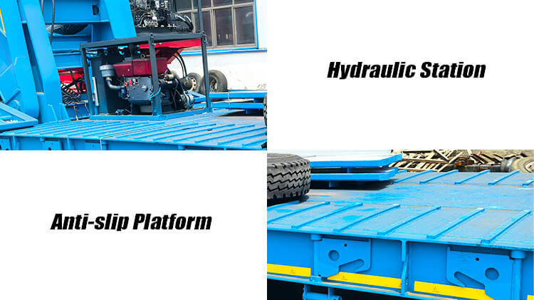 3 Axle Detachable Gooseneck Lowboy Trailer for Sale in Ghana