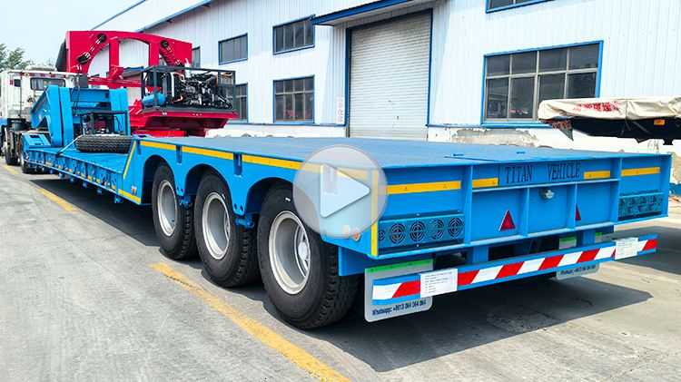 3 Axle Detachable Gooseneck Lowboy Trailer for Sale in Ghana