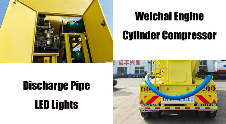 3 Axle 42 CBM Cement Bulker Trailer Prices in Ghana