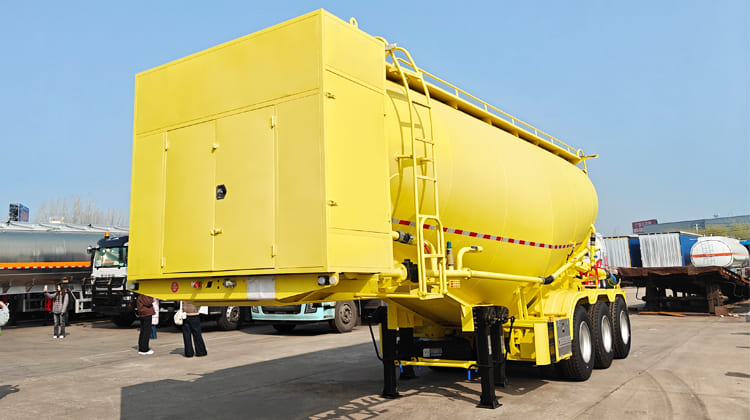 3 Axle 42 CBM Cement Bulker Trailer Prices in Ghana