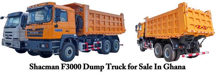Shacman F3000 Dump Truck 6x4 for Sale In Ghana