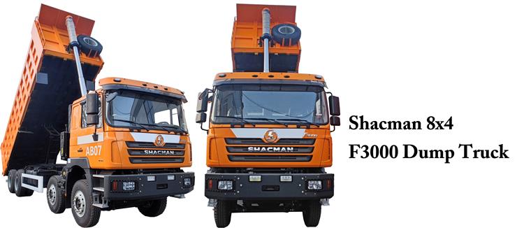 Shacman F3000 Dump Truck 8x4 for Sale In Ghana