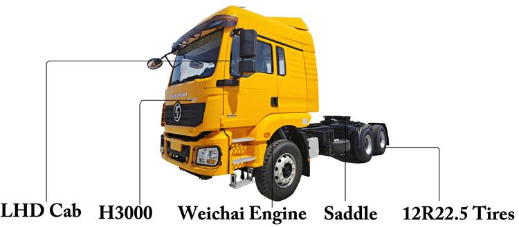 Shacman H3000 Tractor Truck 6x4 for Sale In Ghana