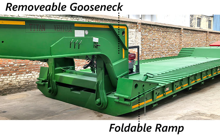 Removable Gooseneck Trailer | 3 Line 6 Axle RGN Trailers for Sale in Ghana