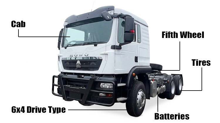 Brand New Howo 6x4 Tractor Truck for Sale in Ghana