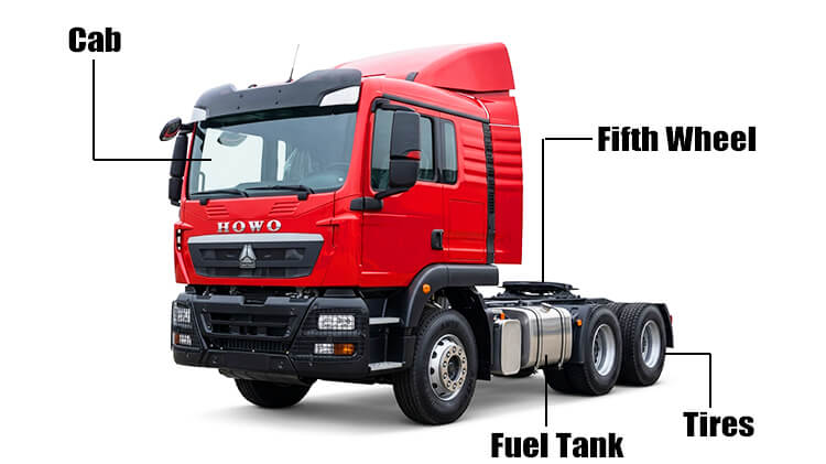 Sinotruk Howo Tractor Head for Sale in Ghana