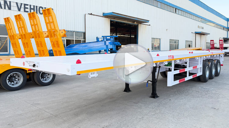 New 40 Ft Flatbed Trailer Prices for Sale in Ghana