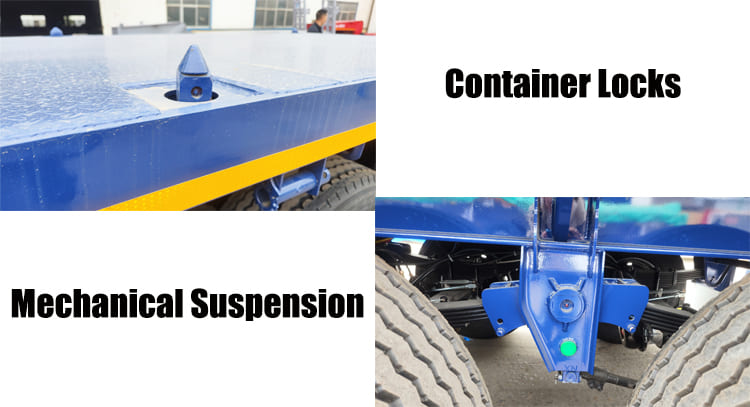 4 Axle Semi Truck Flatbed Trailer for Sale in Ghana
