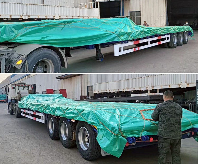 60 Ton 3 Axle Lowbed Trailer for Sale in Ghana